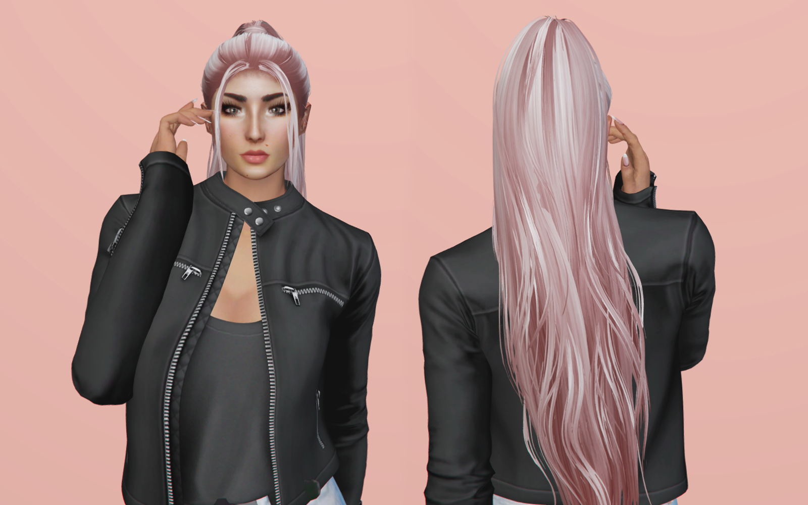 #007 Long Ponytail Hairstyle
