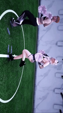 Cheerleader Couple Dance