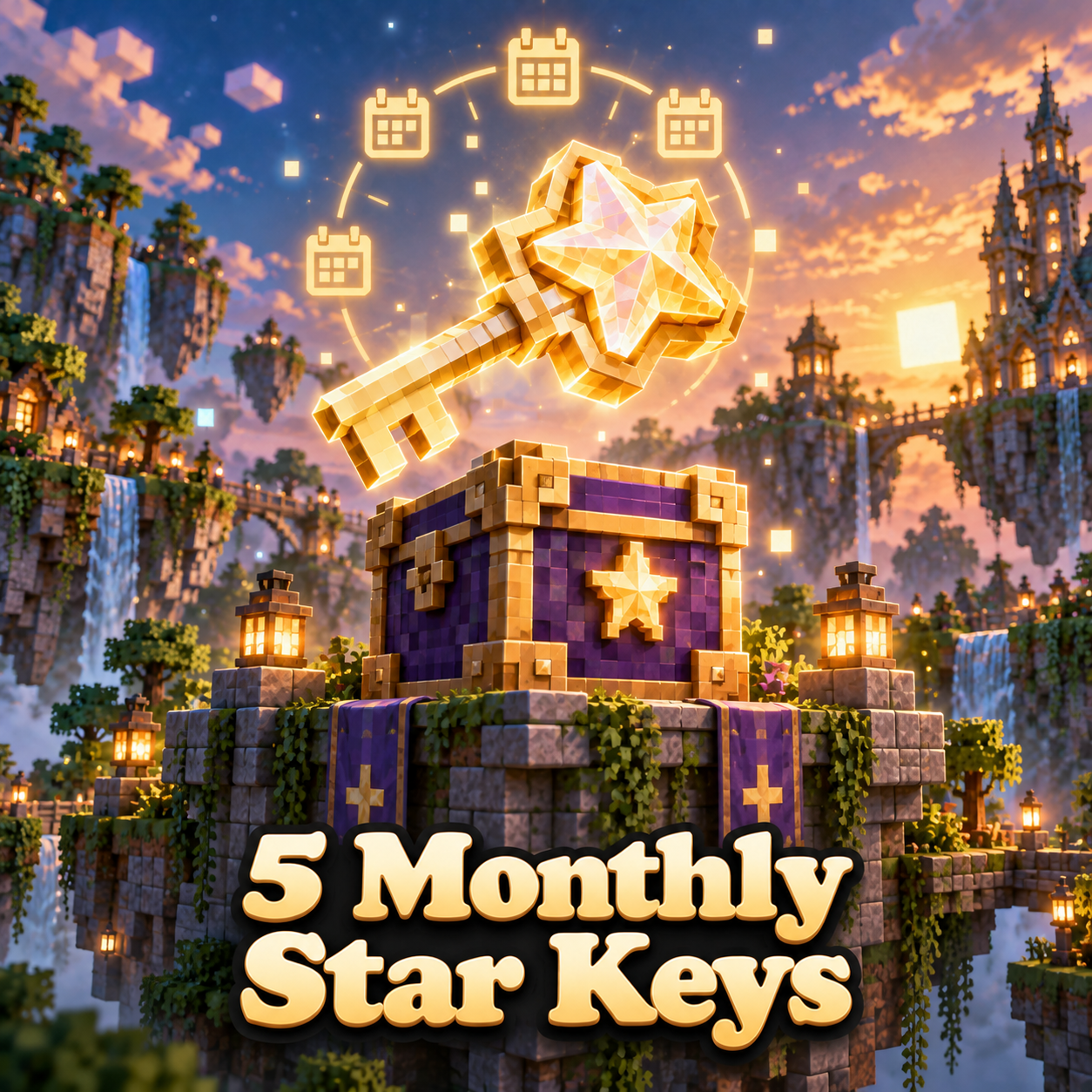 5 Monthly Star Keys