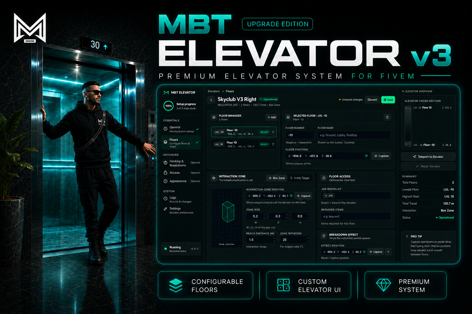 MBT Elevator V3 (V2 Upgrade)