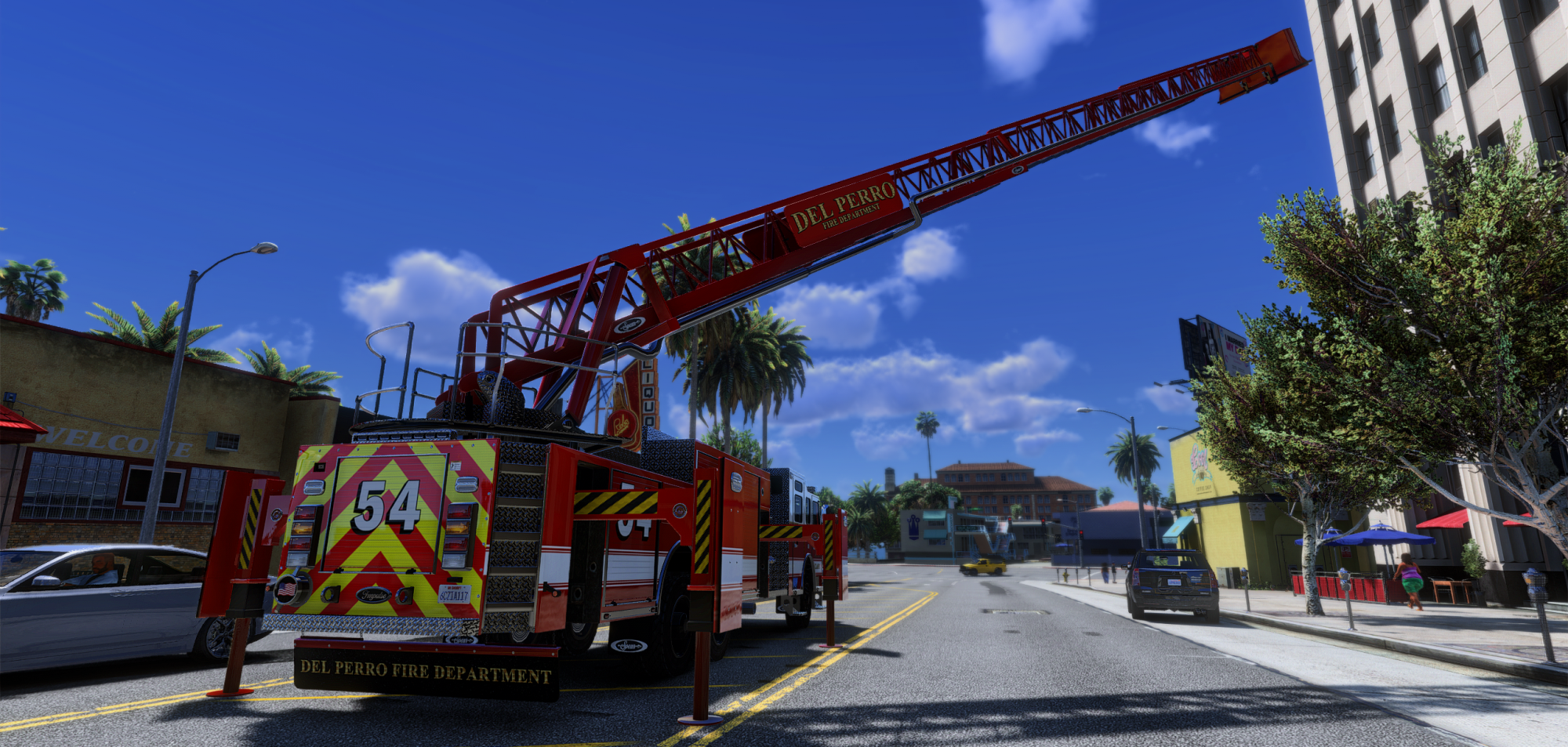 Spear Impulse Aerial Ladder Fire Truck