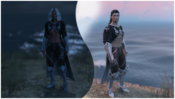 Moonshadow Knights Set  [M/F] - 10 Color Variations