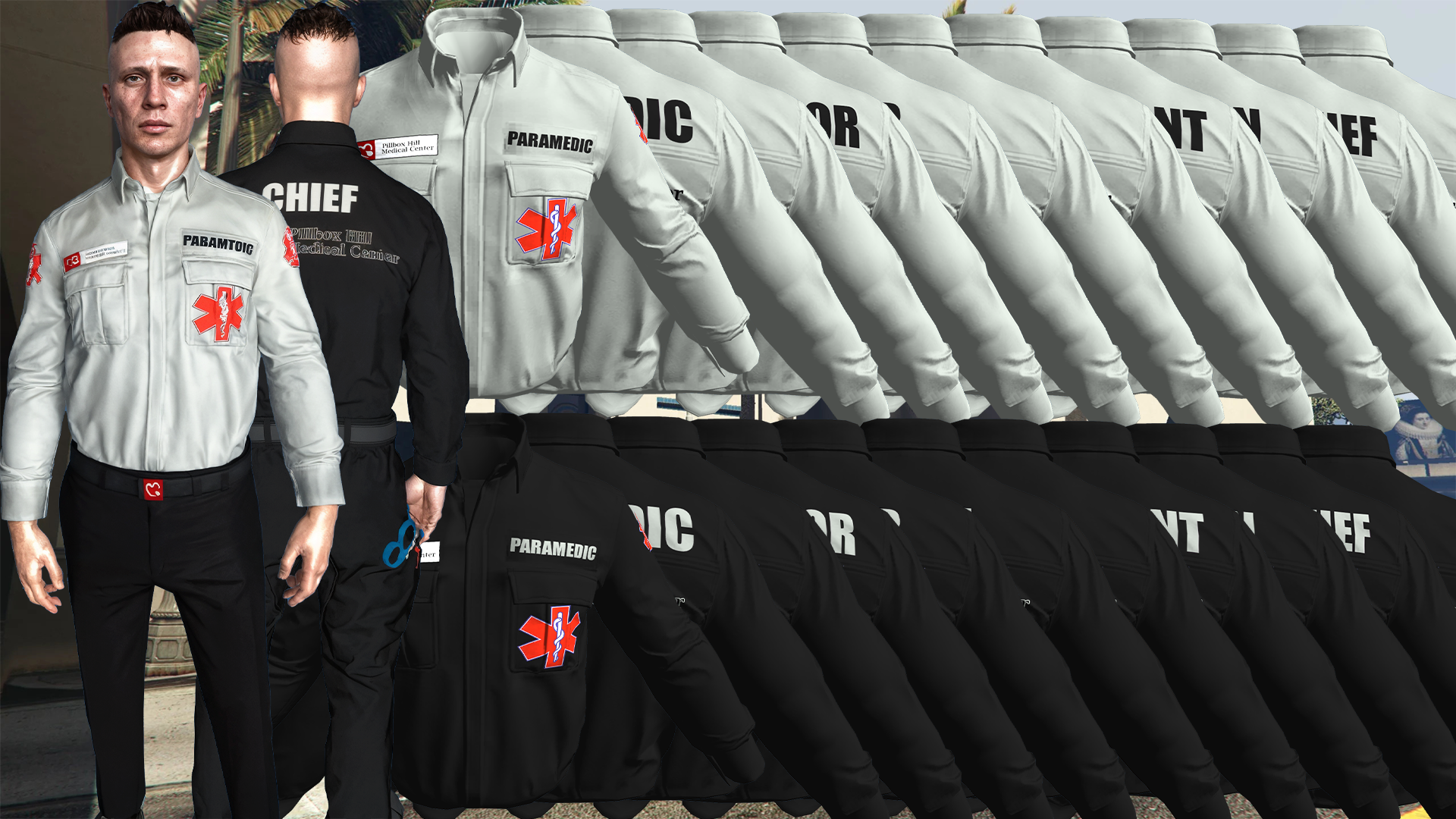 Pillbox EMS Long Sleeve Shirts  [Male and Female]
