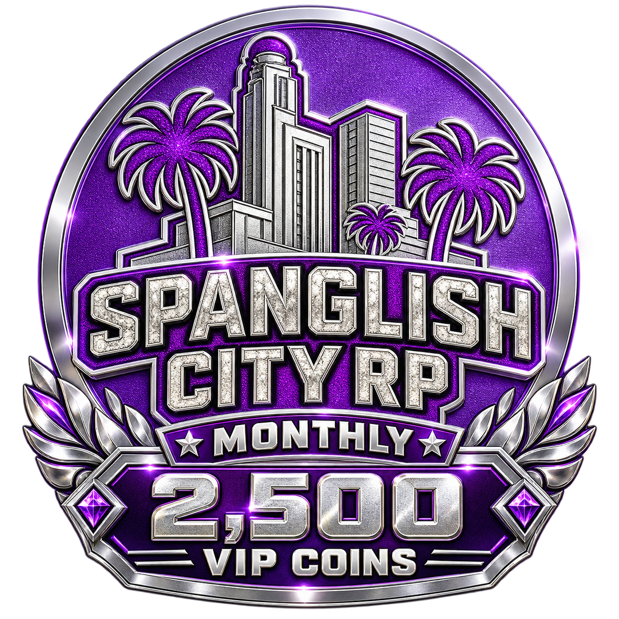 Monthly VIP Coins | Starter | 2,500 Coins