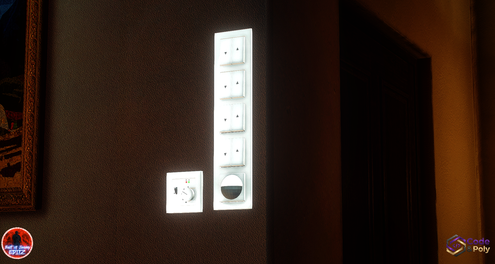Code & Poly Steckdosen und Lichtschalter Props