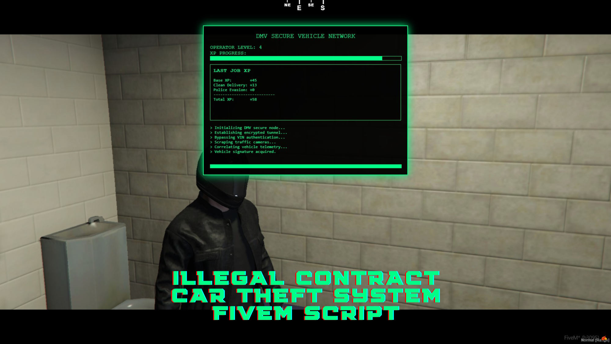Illegal Vehicle Contract Theft System