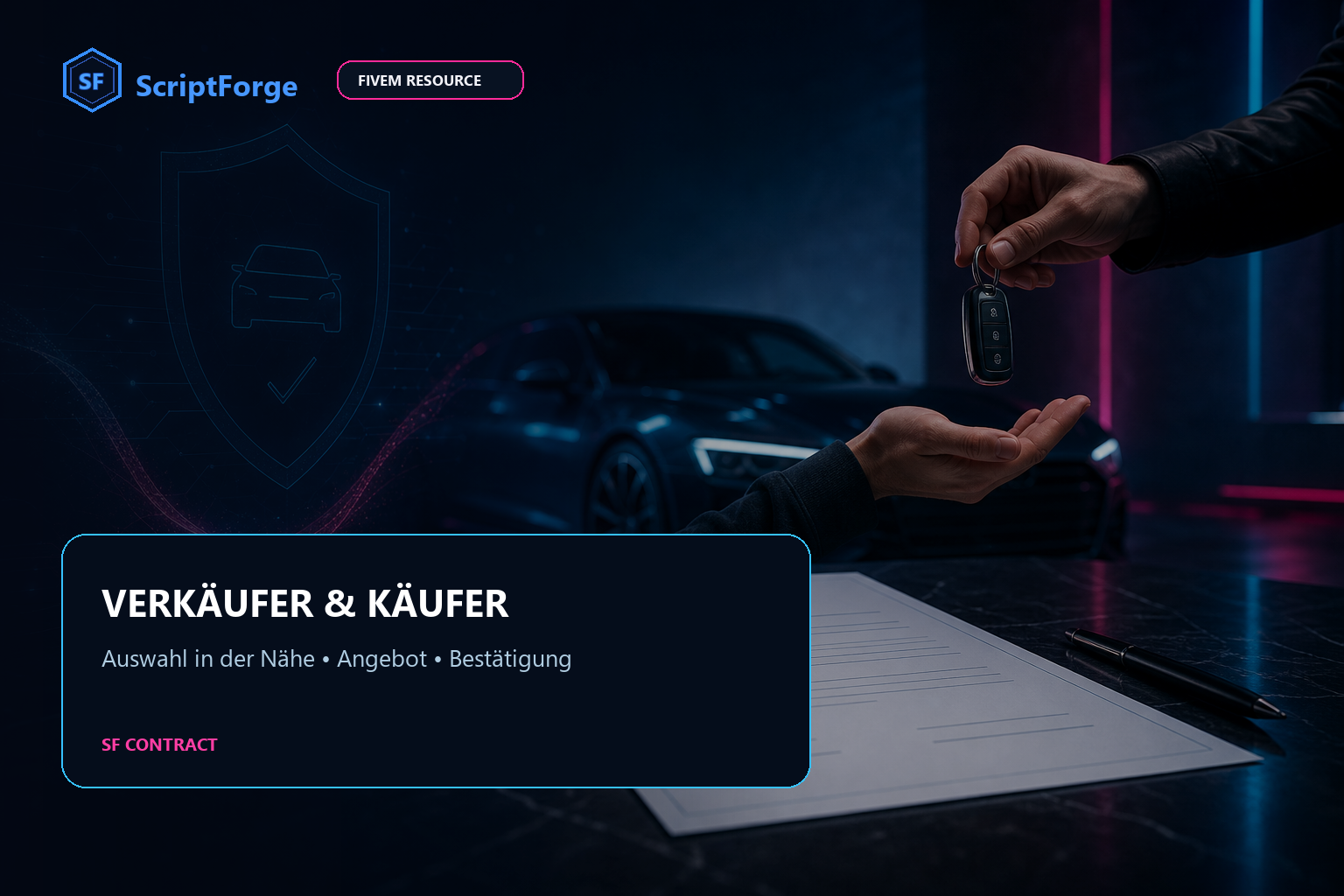 SF Contract – Interaktive Fahrzeug-Kaufverträge