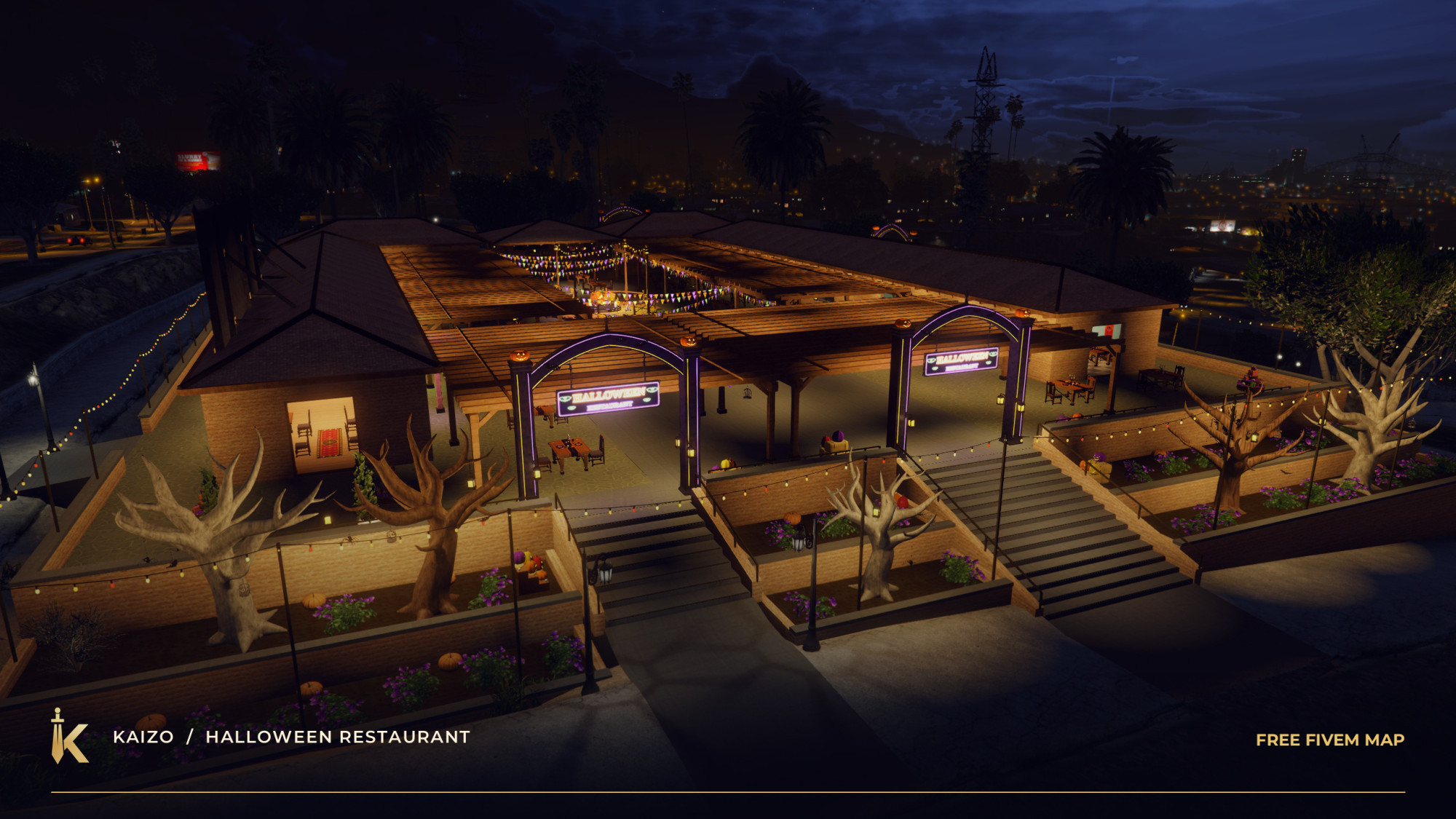 KAIZO Halloween Restaurant — Free FiveM Map