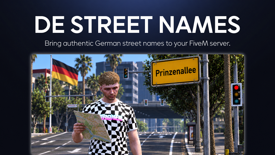 [Deutsche Straßennamen] esx qbcore qbox standalone