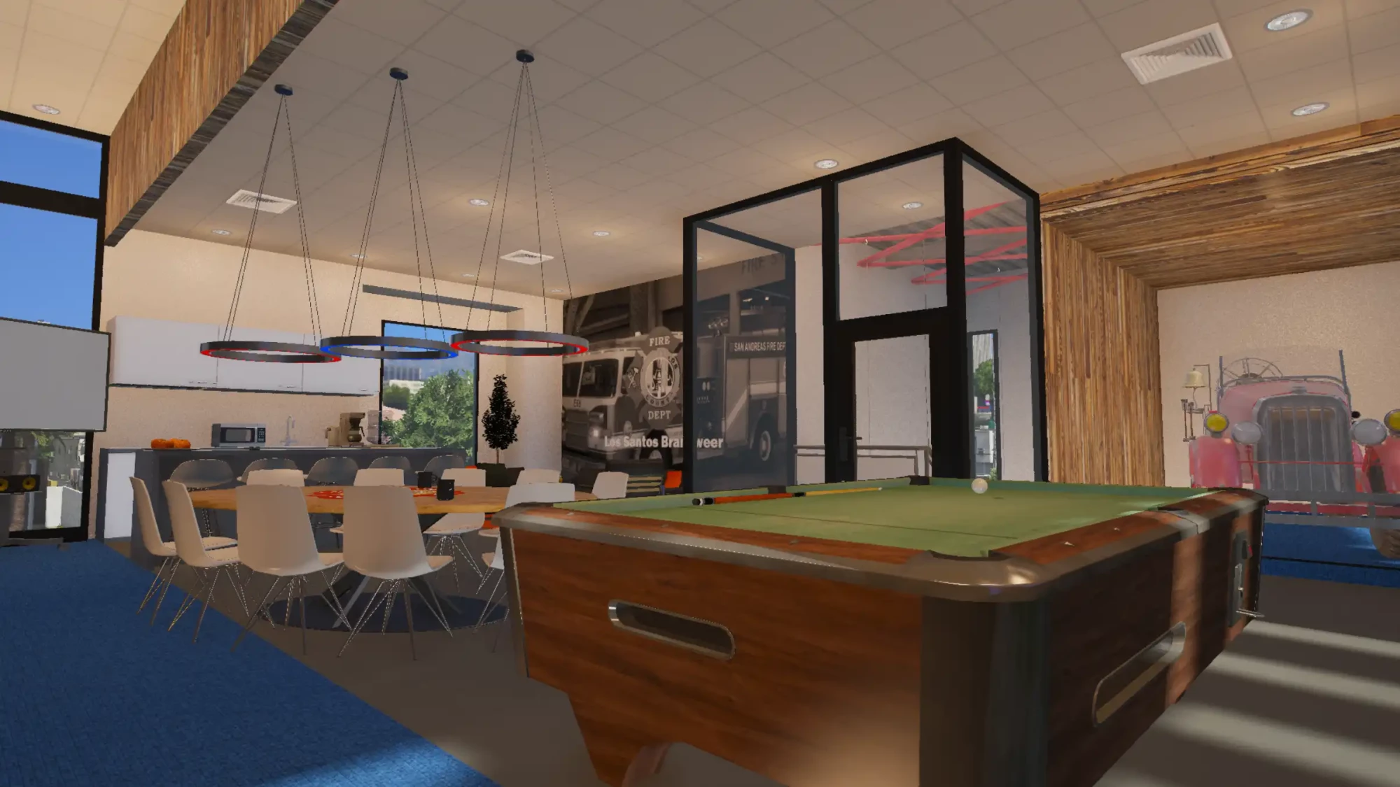Brandweerkazerne / Fire Department MLO | FiveM — afbeelding 10