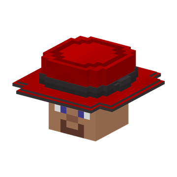 Dark Red Fedora Hat