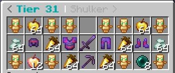 Inventario del kit Tier 31
