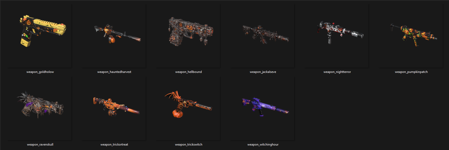 Sleezy Development • Halloween Weapon Pack
