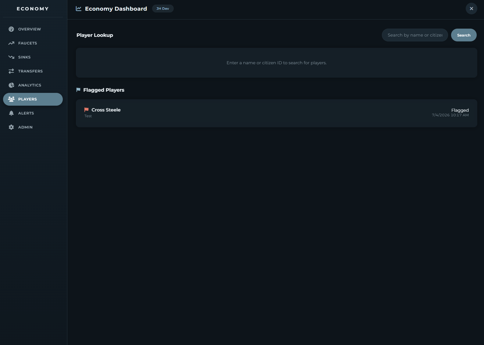 JH Economy Dashboard