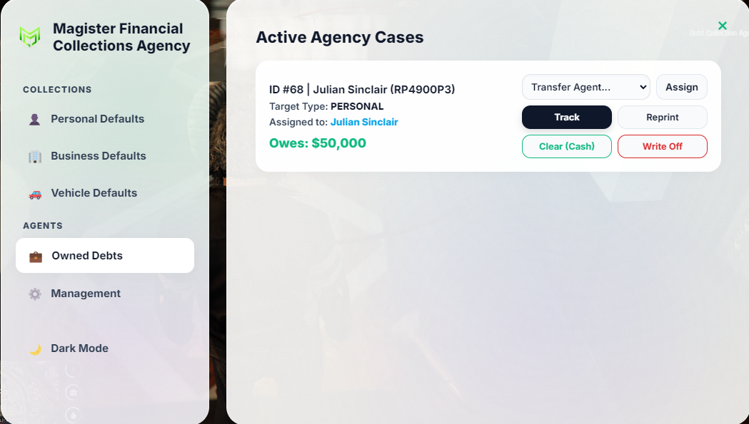 [ESCROWED] Magister Loans - #1 Financial Loans,  Credit System, and Debt Collection Business.