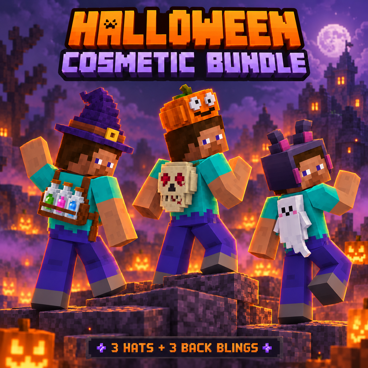 Halloween 3D Cosmetics Bundle