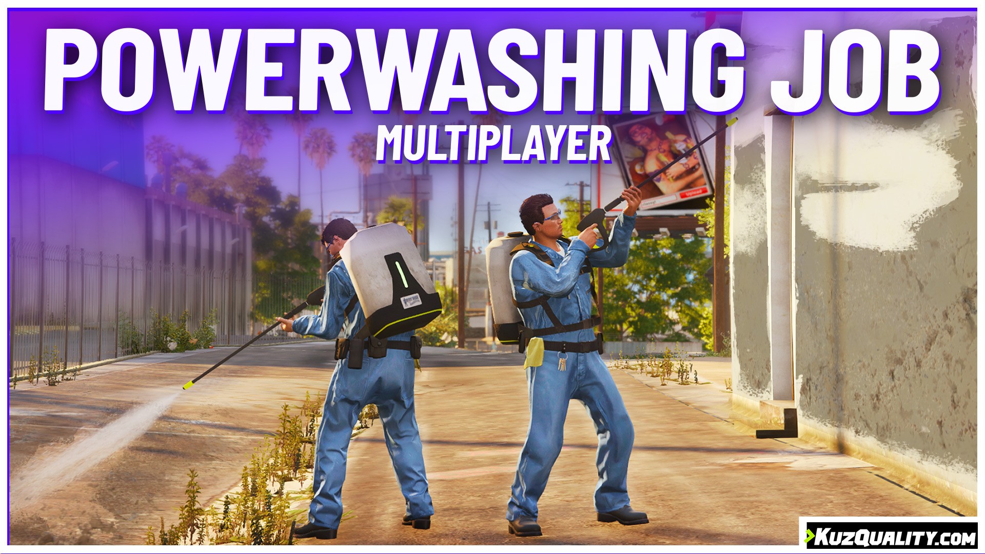 FiveM Script Powerwashing Job
