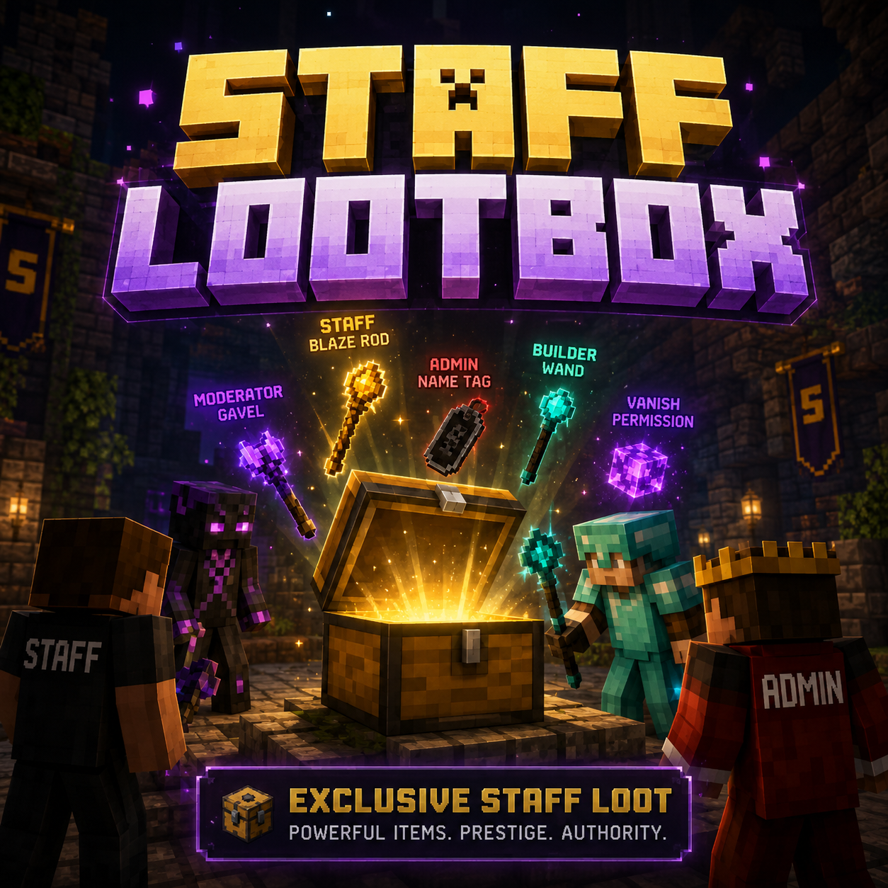 🎁 Staff-Inspired Weapon Loot Box ⚔️