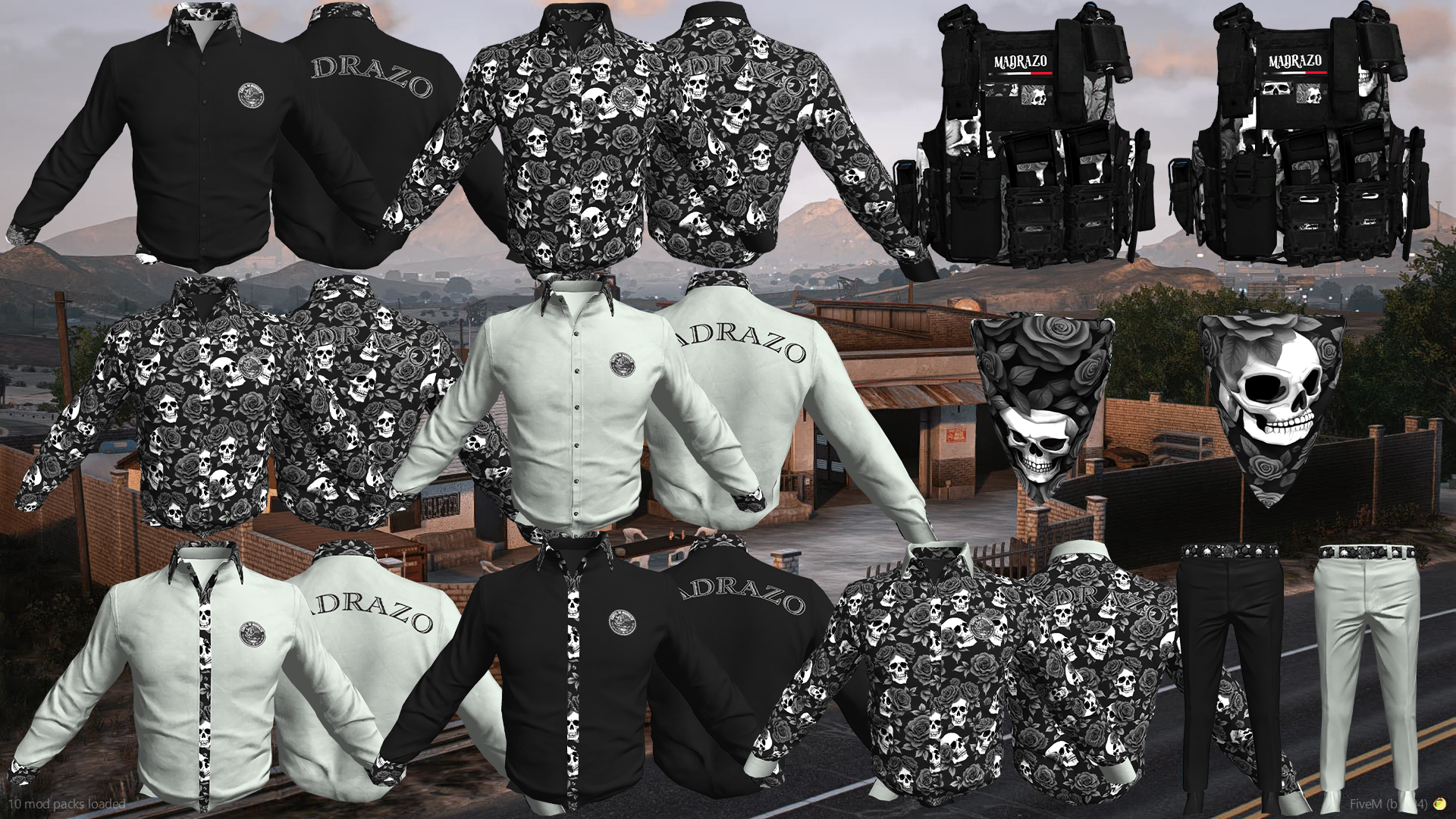 Madrazo Cartel Shirts 3 (Male+Female)