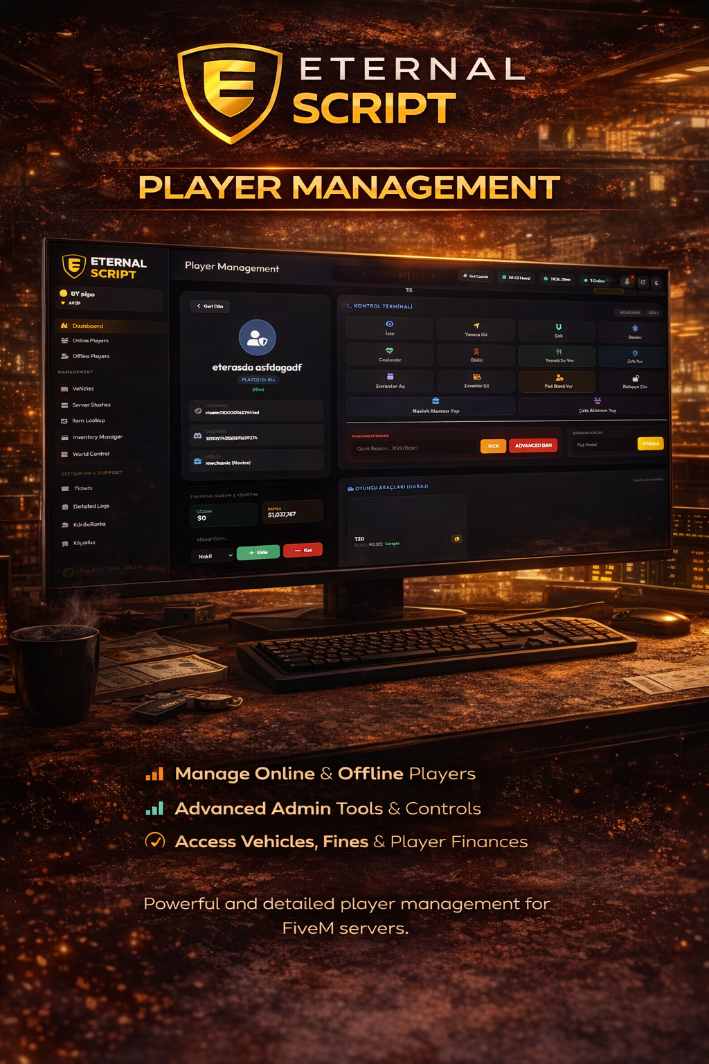 Eternal Admin Panel Deta Version 2.0