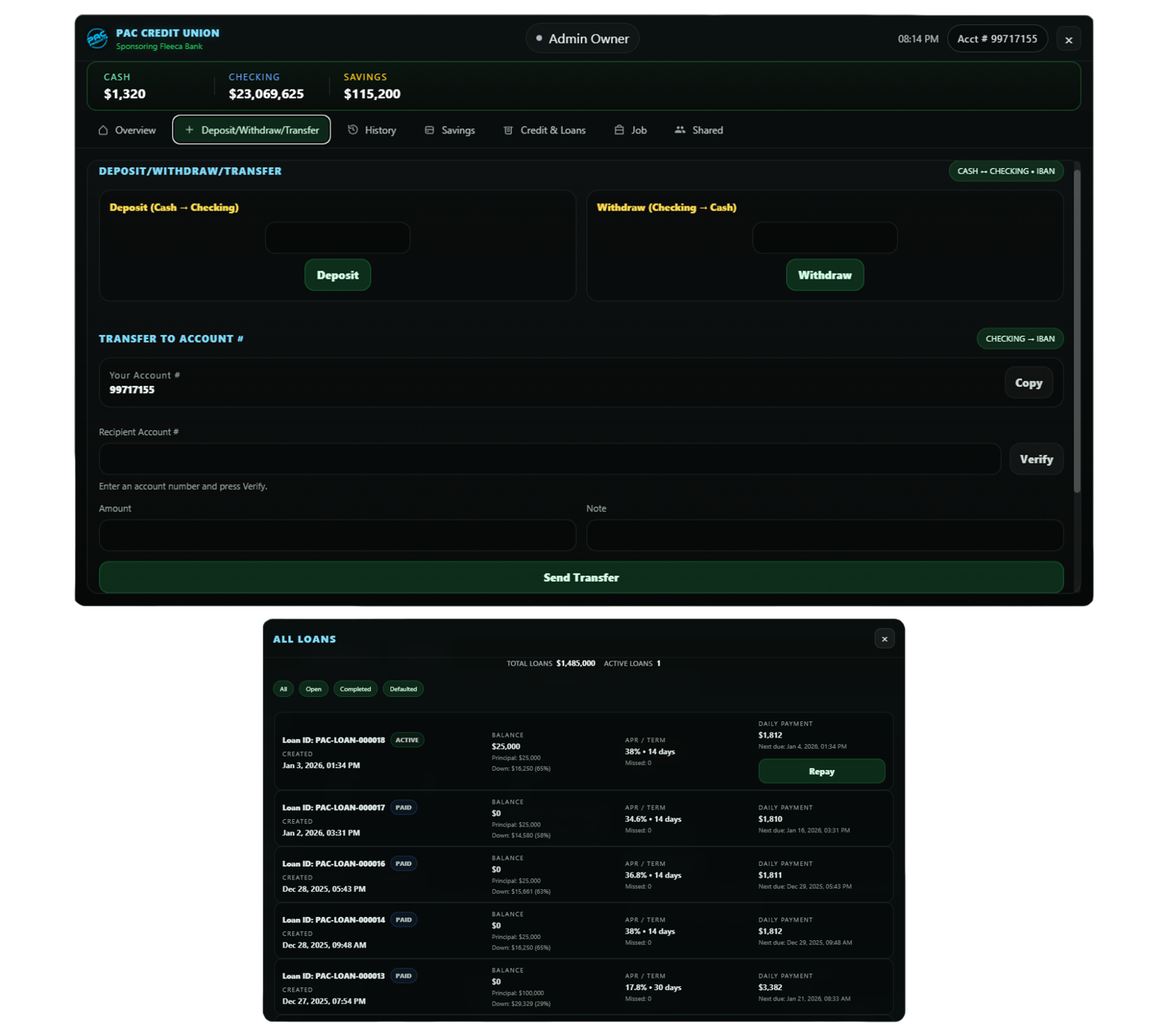 PAC ADVANCED BANKING