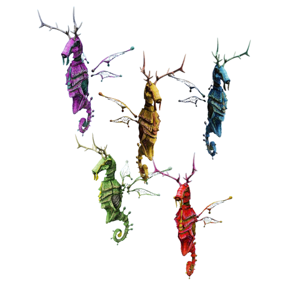 Seahorses Convenience Pack - 5 Color Variations