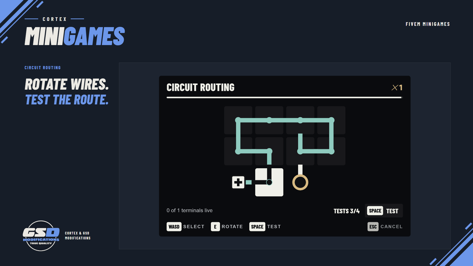 Cortex Minigames