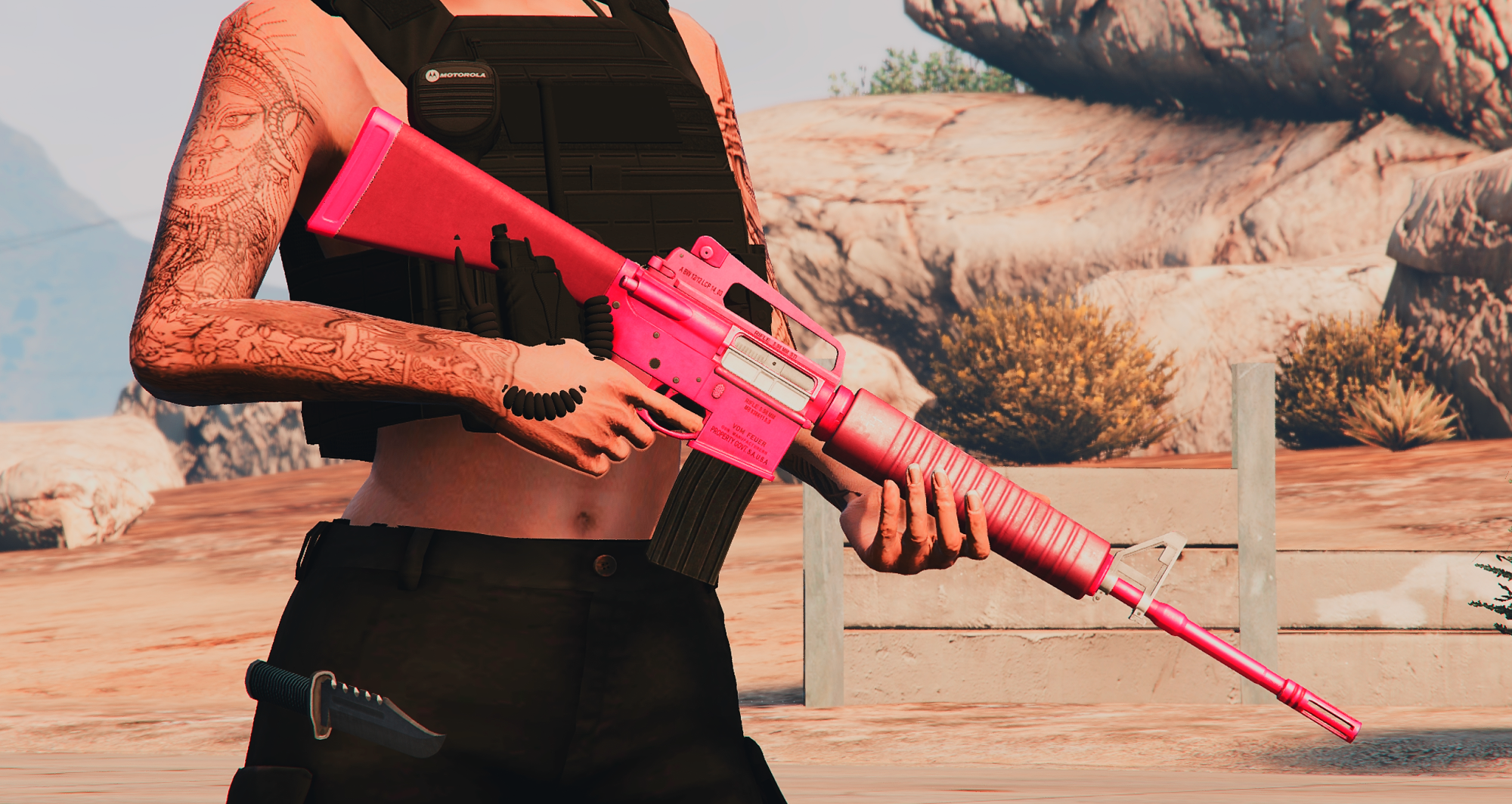 Pink Weapon Skin