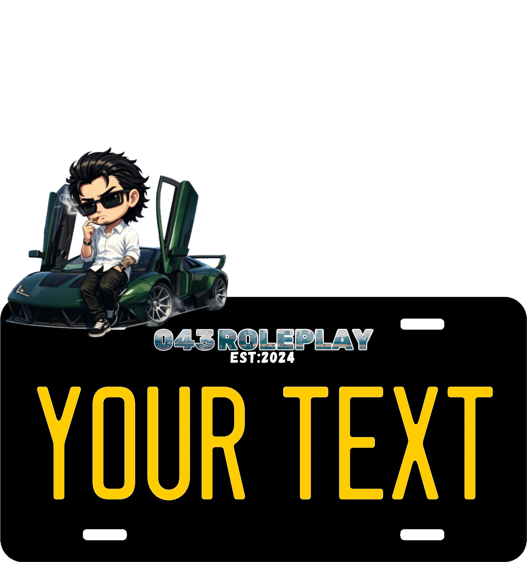 1 x Custom Plate