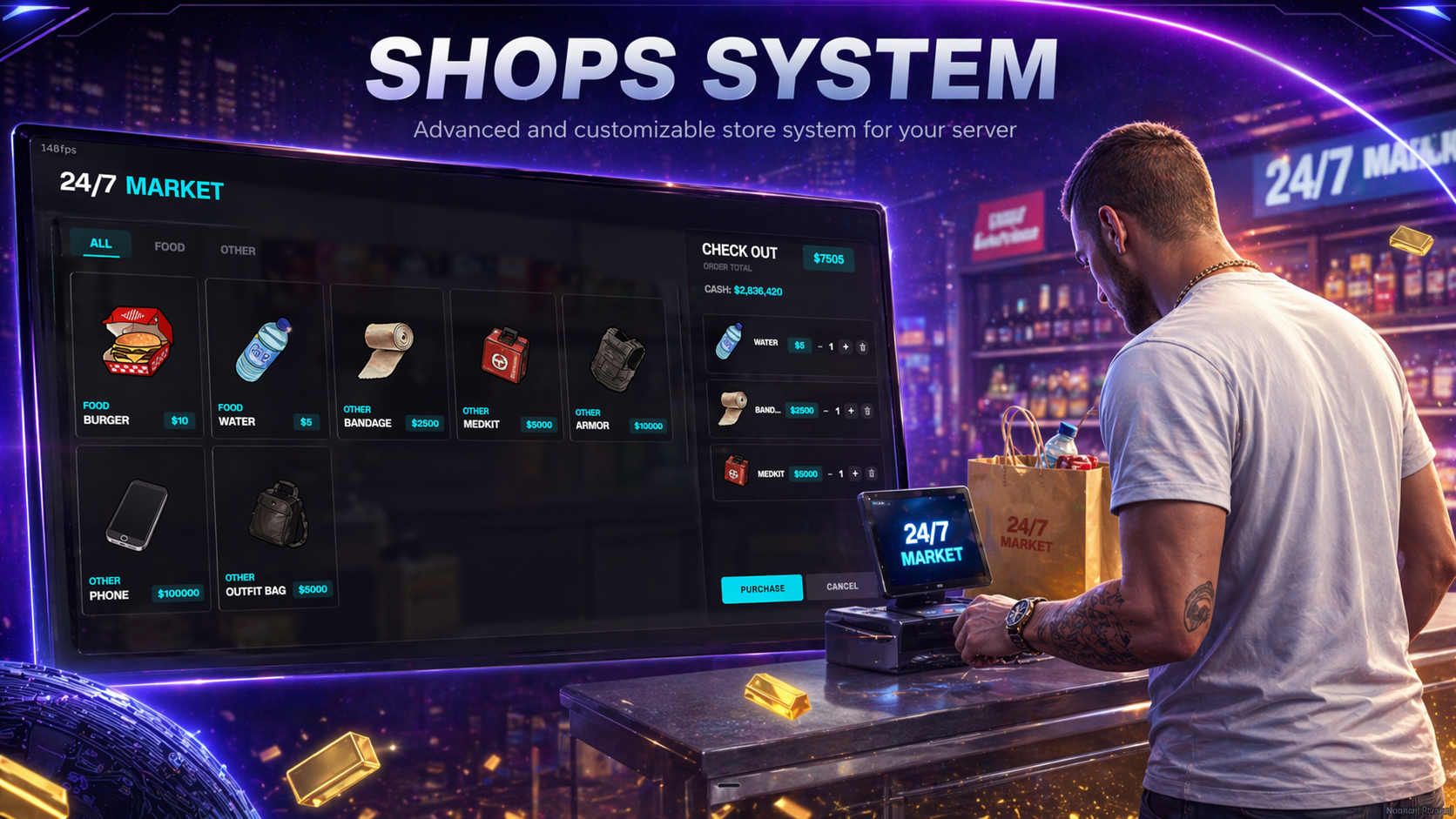 ORB Shops — item and weapon shops
