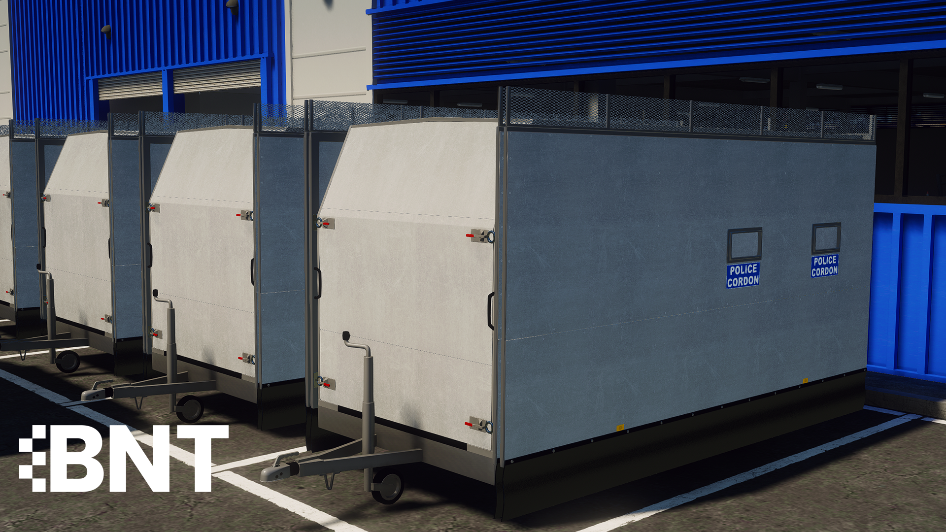 Police Cordon Trailer