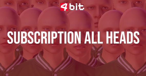 (Full Pack) 4bit 46Blendables Head Pack (Subscription)