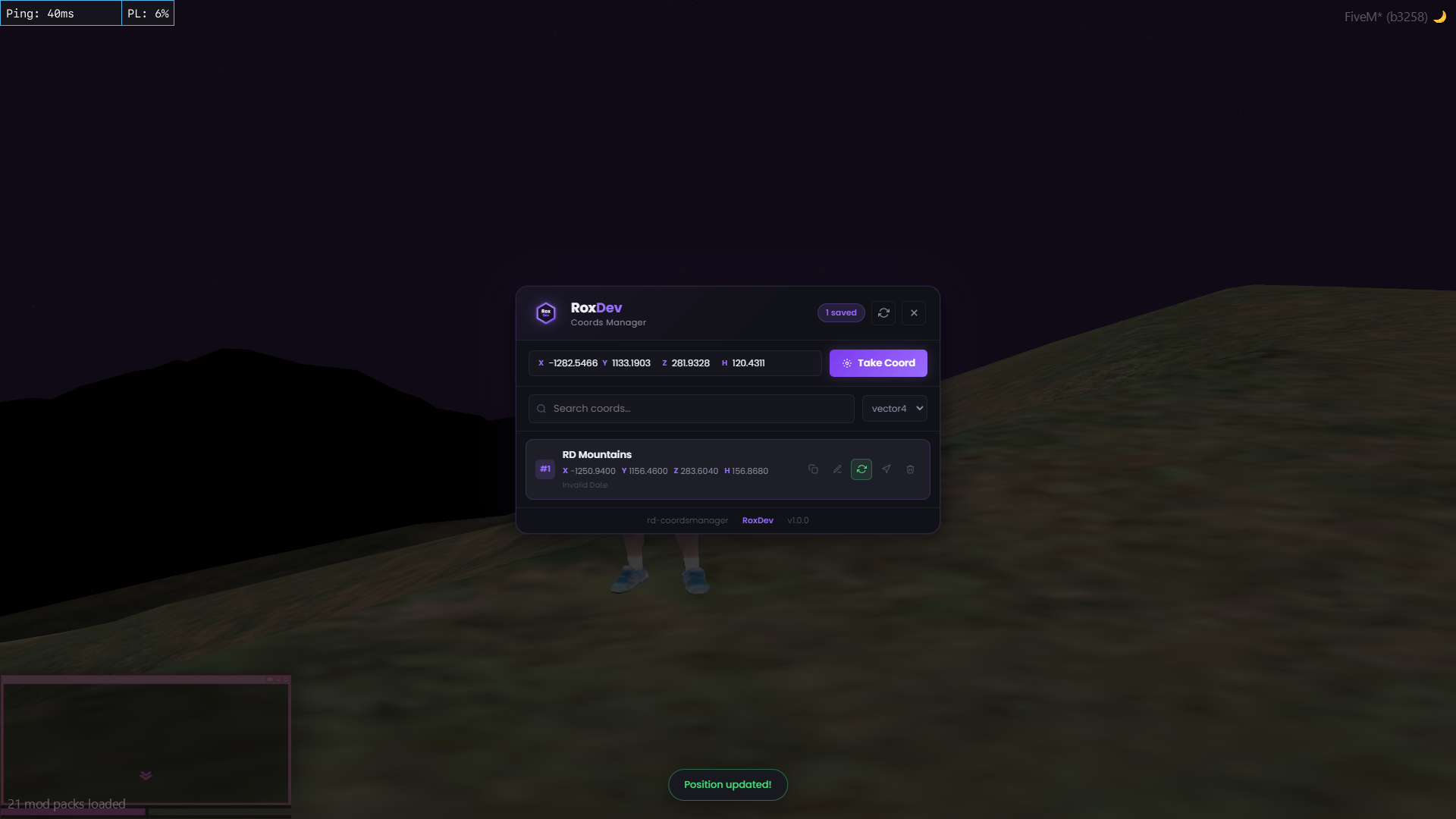 RD Coords Manager (Escrowed)