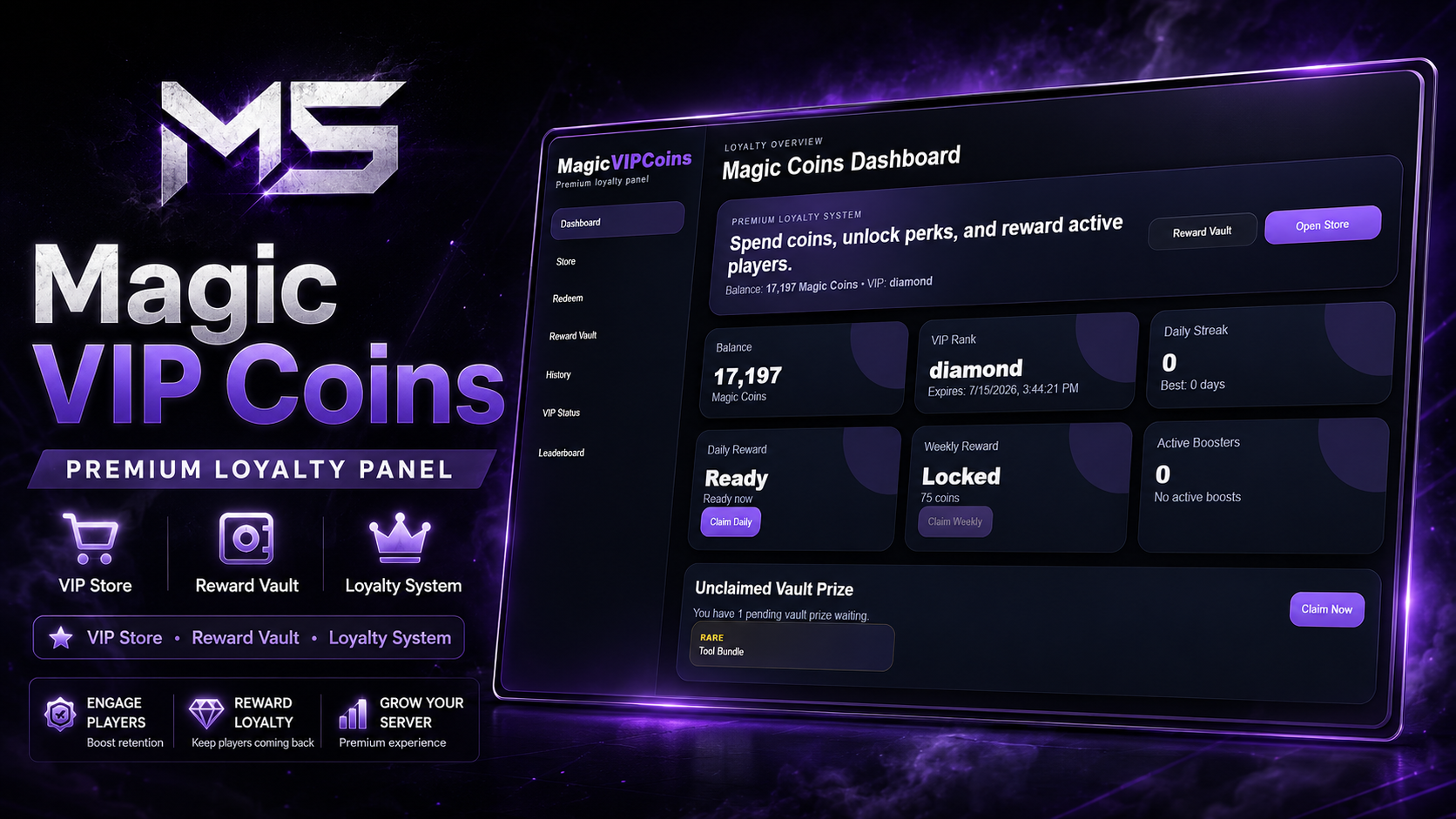 Magic VIP Coins
