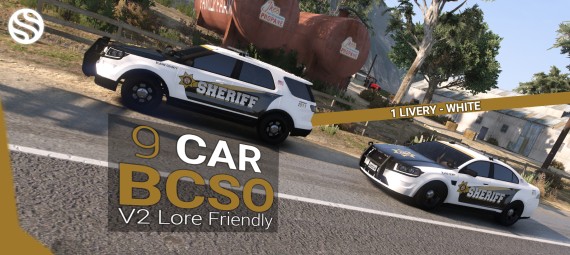 🚓 PACK 9 CARS SHERIFF VANILLA 🚓