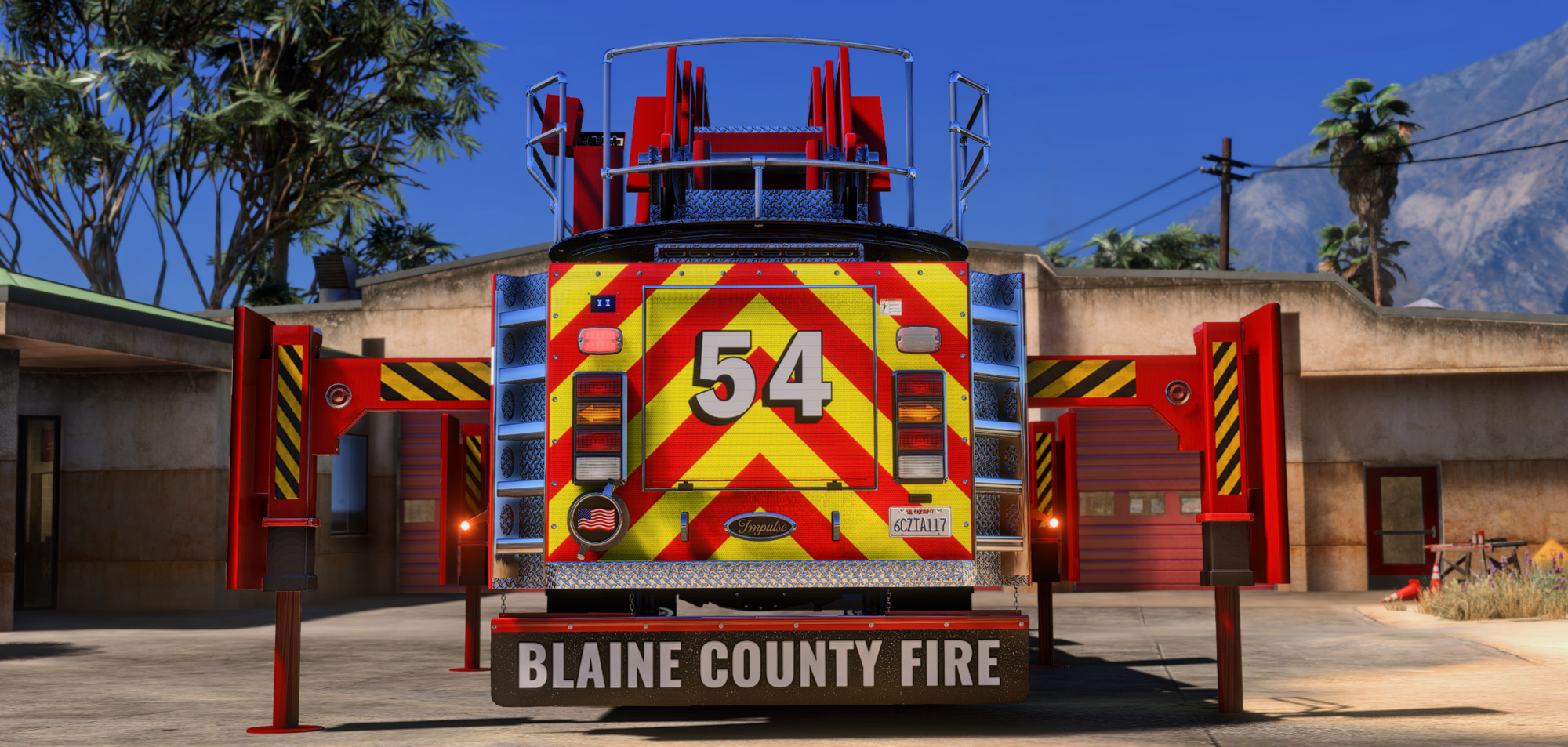 Spear Impulse Aerial Ladder Fire Truck