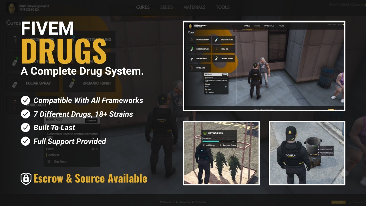 Drugs System (Escrow)