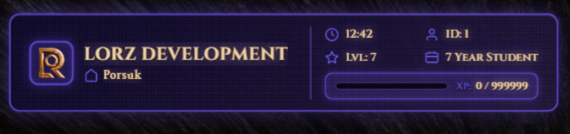 🖥️ FiveM Server HUD | LORZ | ⚡ Modern UI + XP & House Integration | Fully Configurable