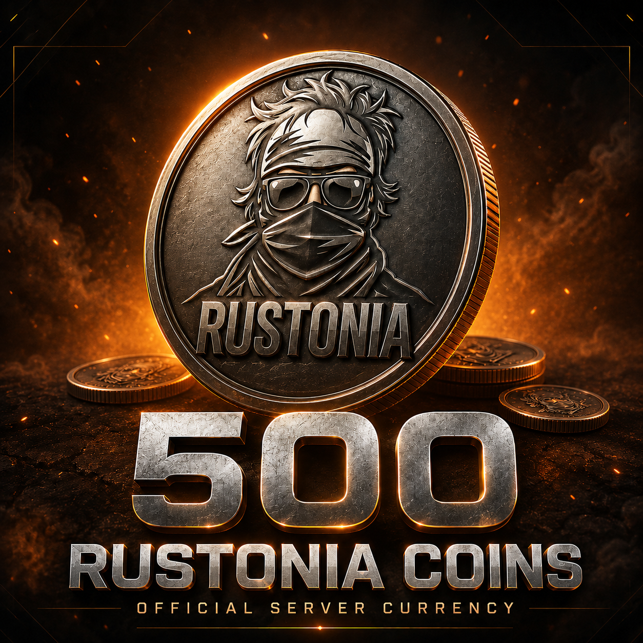 500 RUSTONIA COINS