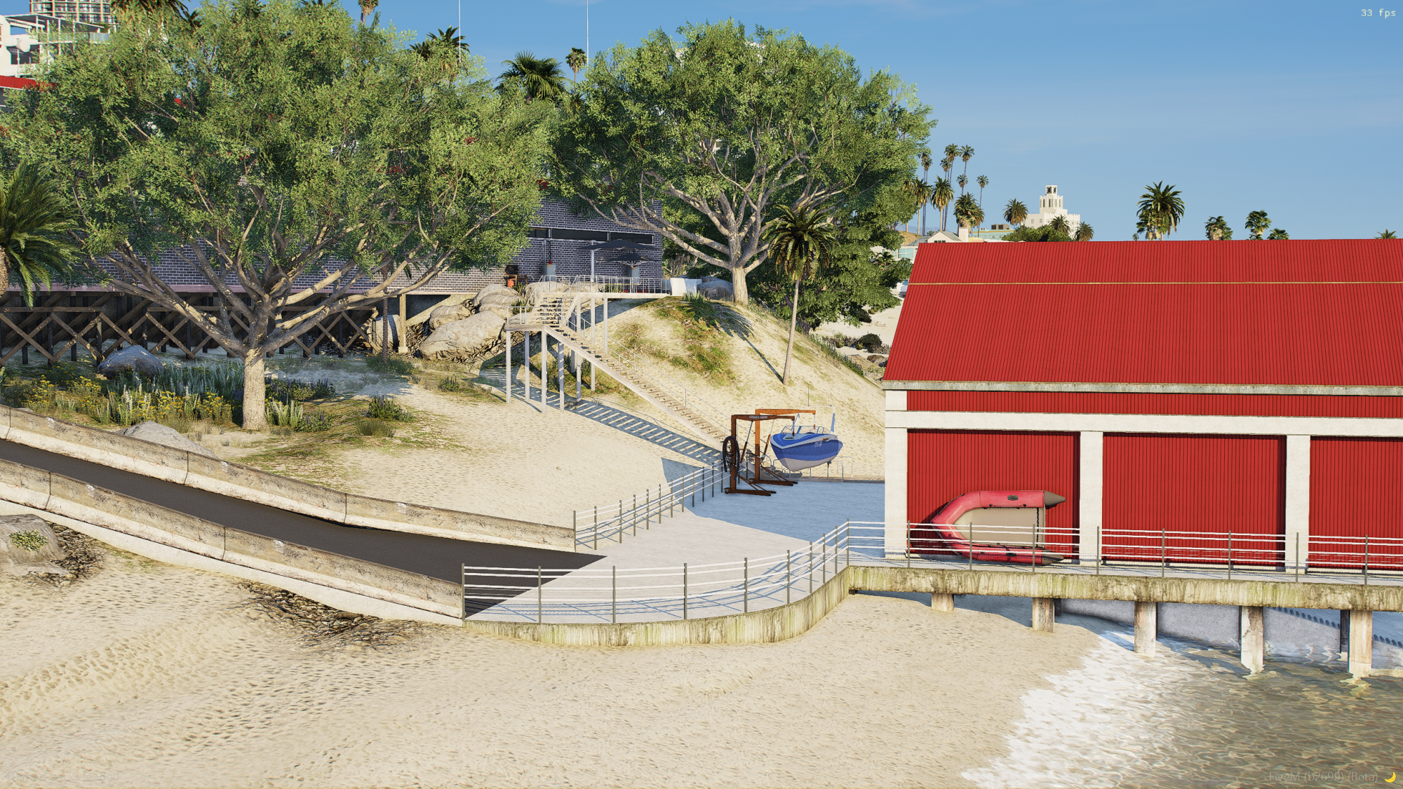 [INT] [BETA!] Freiwillige Feuerwehr (FF ODER RD) Beach mit Rolltoren + Wasserrettung
