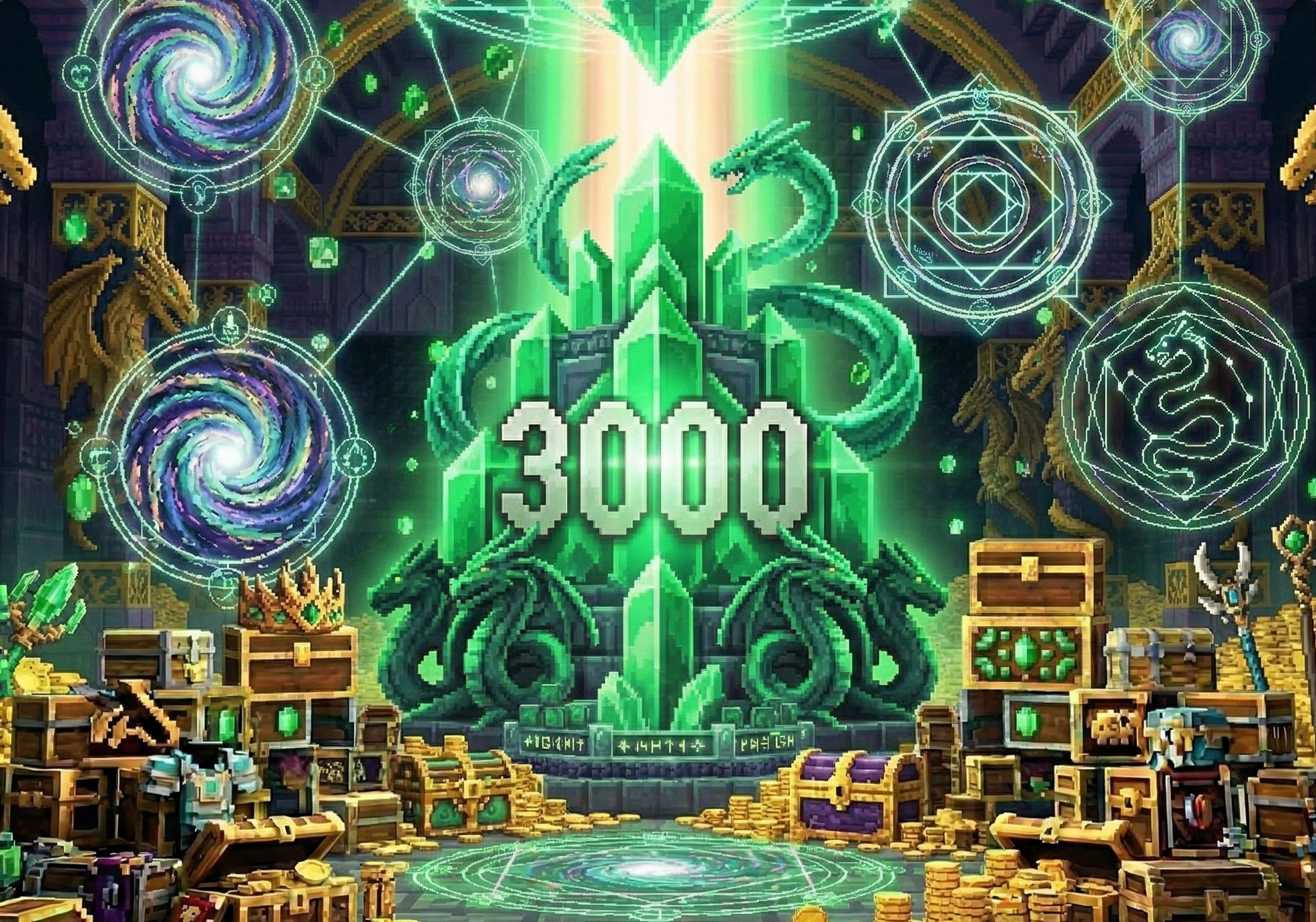 3000  + 300 Bonus Credits