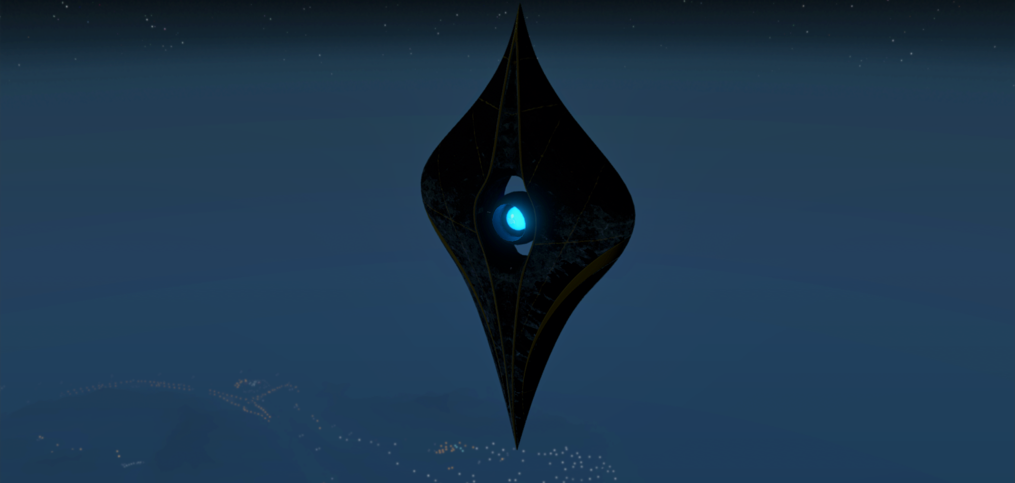 Alien Spaceship UFO - Eye of Chiliad