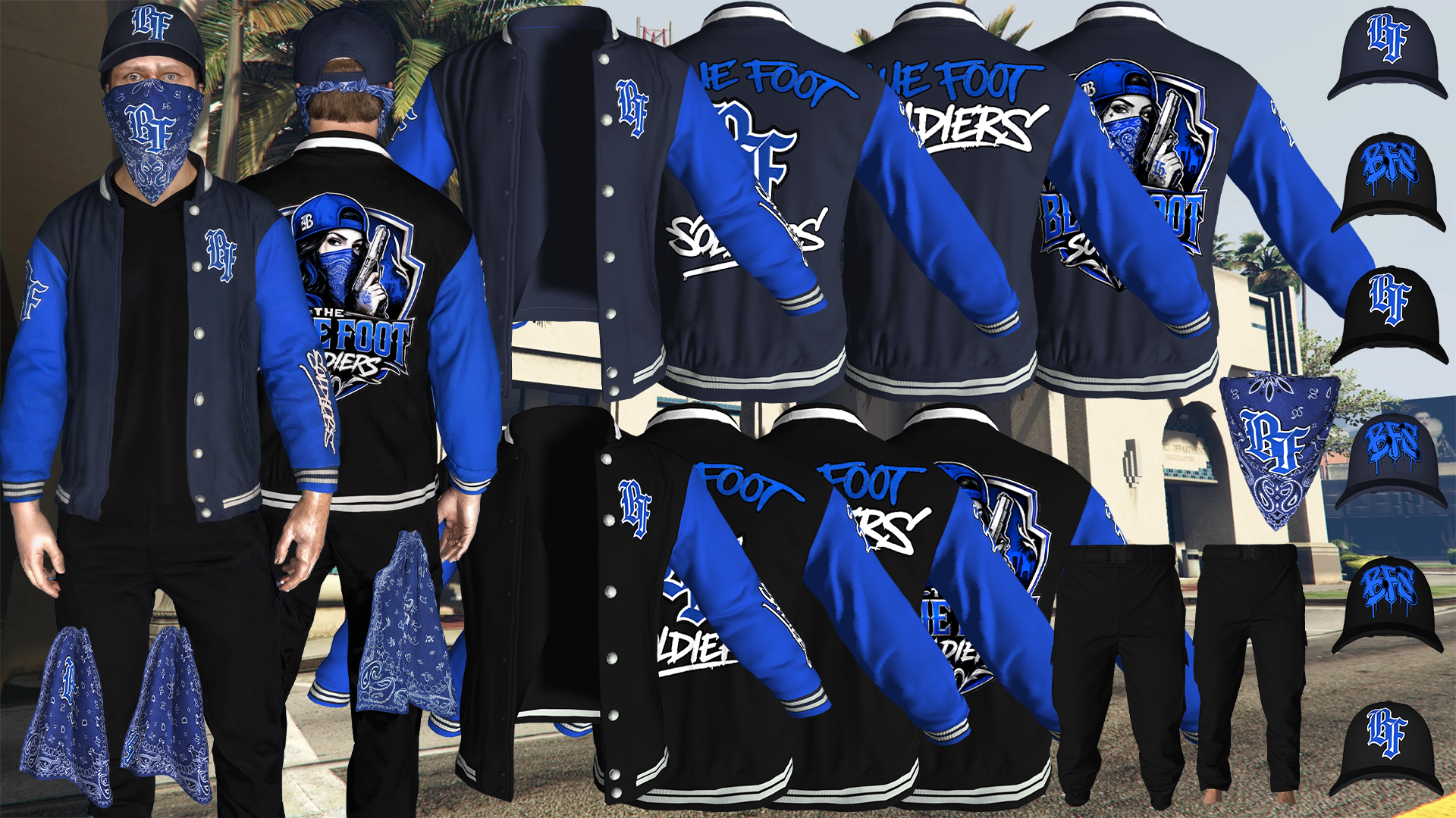Blue Foot Soldiers Jackets [M+F]
