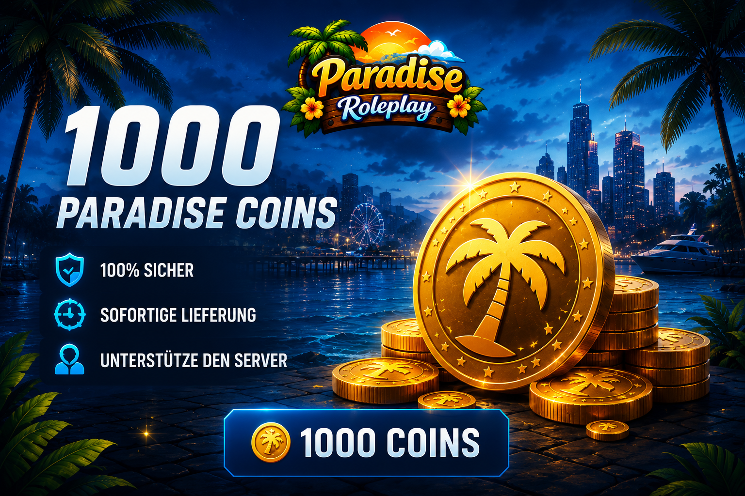 1.000 Paradise Coins