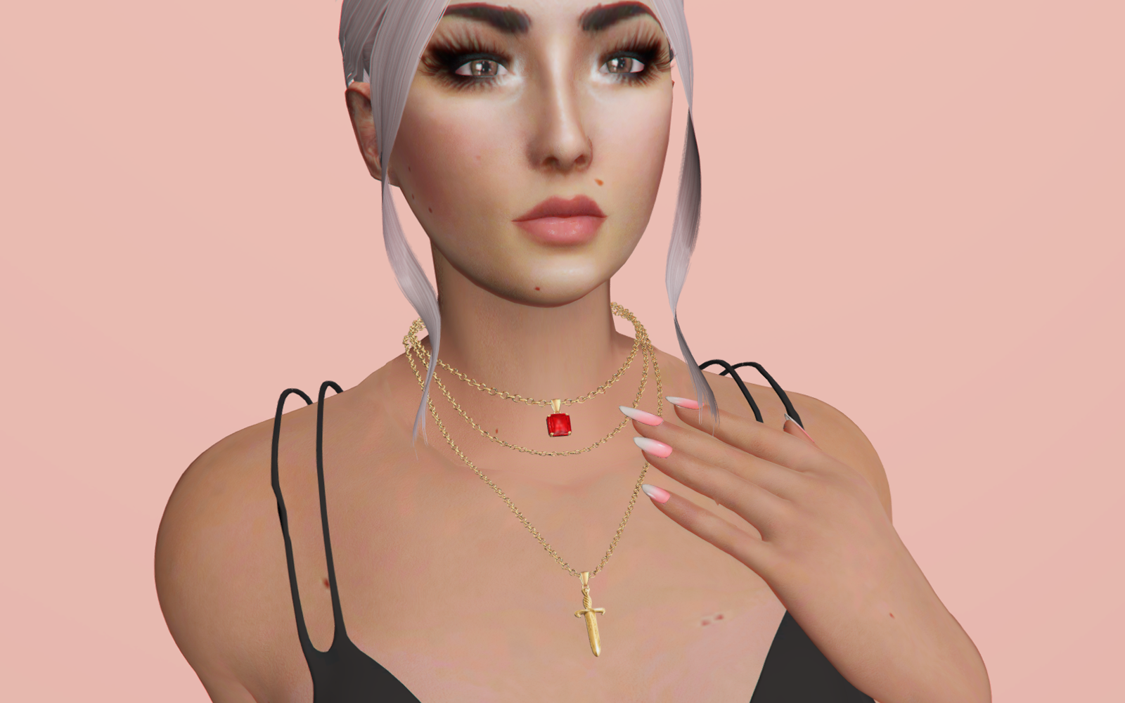 #001 Sword Necklace