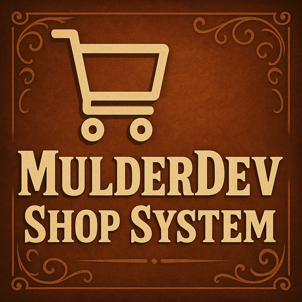 MulderDev - Shop System V 2.1 (VORP) (Open Source)