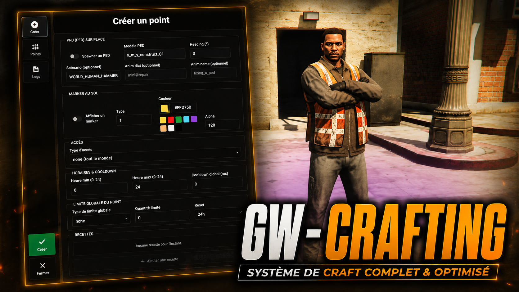 Système de crafts