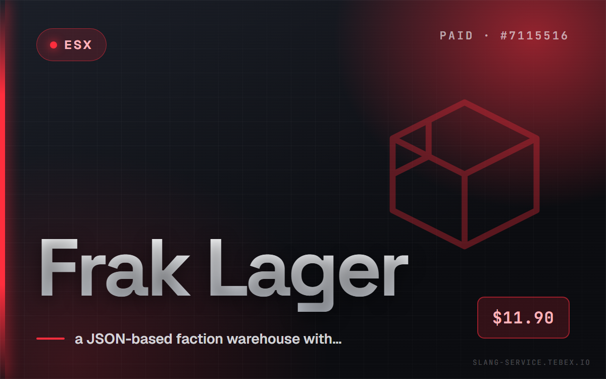 [ESX] Frak Lager