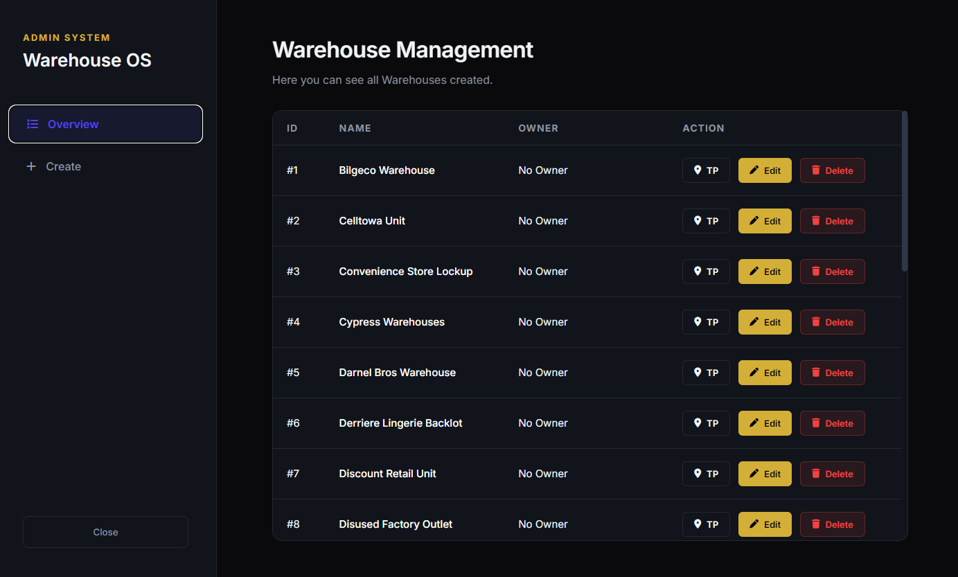 JS_Storages | Advanced Warehouse System - In-Game Creator & Upgrades