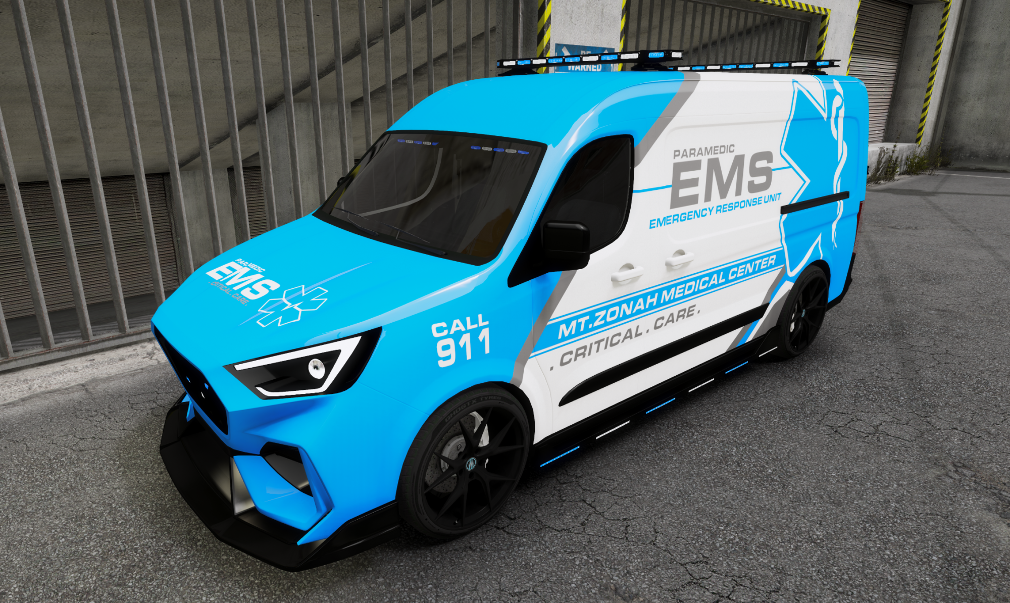 Bravado Blackline Van - EMS  - Marked / Unmarked - NON ELS gallery preview 2 from Ghost X Development